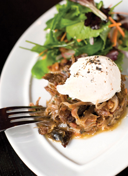 Duck  confit salad