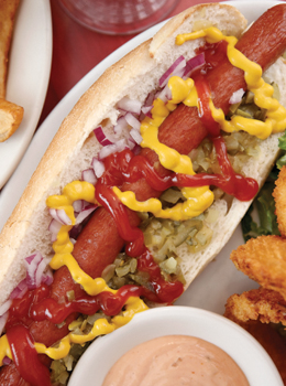 Coney Island Diner's traditional deli dog pays tribute to a great.