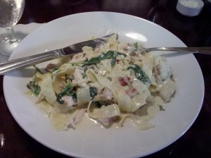 Smoked Chicken and Hand Cut Fettucine Smoked Chicken and Hand Cut Fettucine