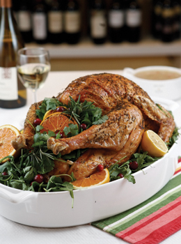 Gluten-Free, Maple-Orange Glazed Grilled Turkey Photography by Jonathan Timmes