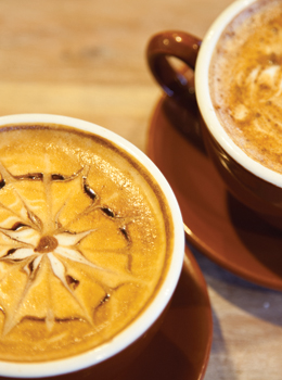 Specialty beans and assorted flavorings await in every mug. Specialty beans and assorted flavorings await in every mug.