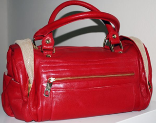 Rebecca Minkoff Matinee satchel w/ gold dot foldback