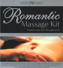 Romantic massage kit