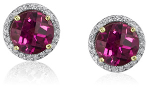 Pink Turmaline Earrings