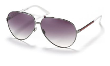 Gucci Logo Bar Aviator Sunglasses
