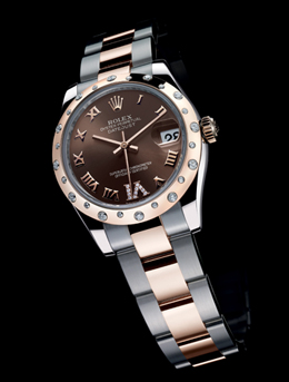 Rolex Datejust 31mm in Everose, Gold and Steel