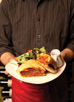Buckley’s buffaloaf sandwich brings the beefiness.