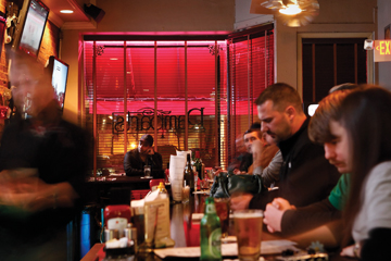 Ramparts bartenders serve up a plethora of liquids, and a handshake to boot. Ramparts bartenders serve up a plethora of liquids, and a handshake to boot.