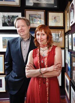 Leslie Combemale & Michael Barry, owners of ArtInsights. Leslie Combemale & Michael Barry, owners of ArtInsights.
