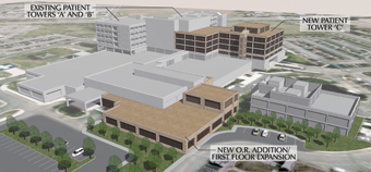 Rendering of completed Inova Mt. Vernon expansion Rendering of completed Inova Mt. Vernon expansion