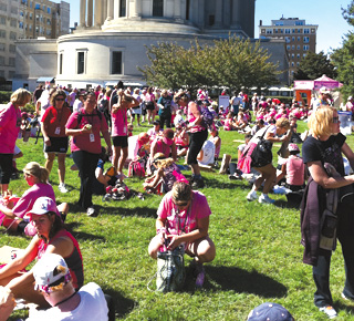 Courtesy of the Susan G. Komen 3-Day for the Cure