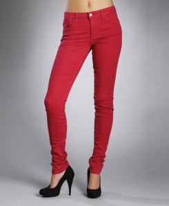 Joes Jeans Color Slim Denim in Garnet