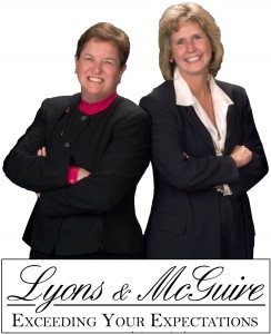 Lyons & McGuire Photo-logo combination
