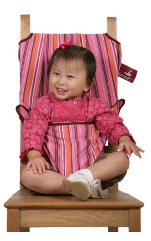 A happy camper in the Totseat (photo courtesy of amazon.com)