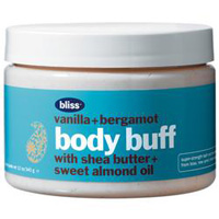 Bliss Vanilla & Bergamot Body Buff, $26 (photo courtesy of skinstore.com)