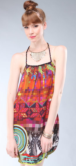This Desigual Cedro Dress, $114, from Ashburn's Misguided Angels says party all over it. (photo: Misguided Angels)