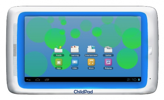 The ARCHOS Child Pad, debuting at the end of March for $129. (Photo: Max Borges Agency)