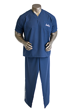 DaddyScrub's classic simple navy scrubs, $44.95 (photo: Daddyscrubs.com)
