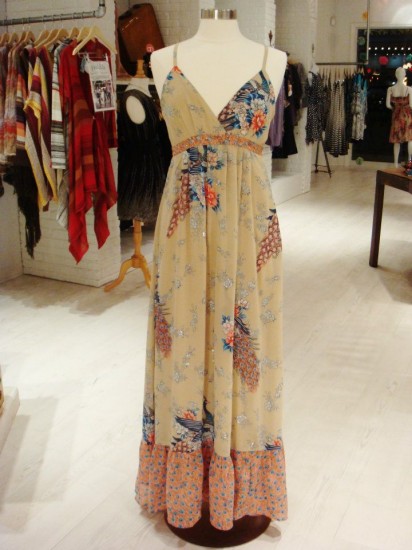 pale yellow embellished maxi (Photo: facebook.com/undeniableboutique)
