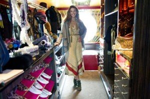 Joey Wolffer Wolffer transformed a 20-foot potato chip truck into her mobile fashion shop. (Photo courtesy: facebook.com)