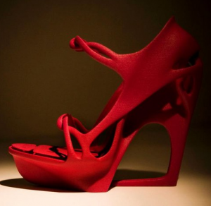 Shoe developed using pesonal printer. (Photo courtesy:msnbc.msn.com)