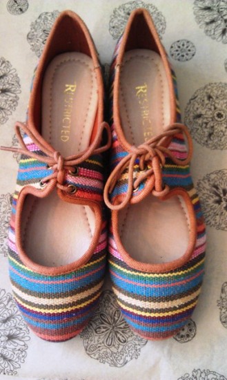 Then there's always proof that flats can be the definition of fun. Exhibit A: these colorful lace-up loafers from Betsey in Middleburg. (Photo: Betsey)