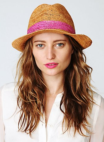 Free People Star Straw Fedora, $98, available in other color combos. (Photo: freepeople.com)