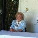 White smiles for the press before the book signing. | Photo by Lindsey Leake