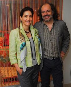 Picture 3 Isabelle L'Huillier and Lucca Missoni at the Washington Design Center. (Photo courtesy: Kyle Samperton)