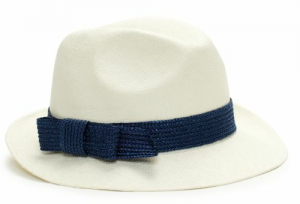 Kate Spade Dunes Lane Straw Fedora, $78, also available with pink ribbon. (Photo: katespade.com)