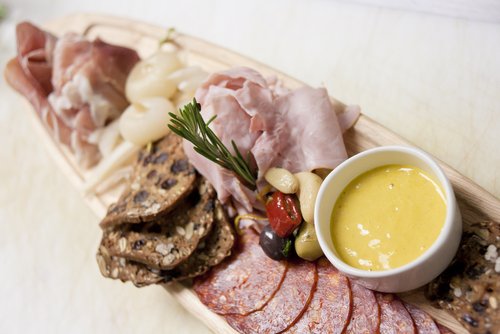 charcuturie and cheese board