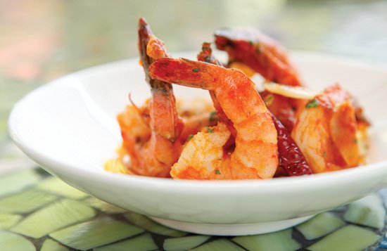Shrimp in garlic from Jaleo