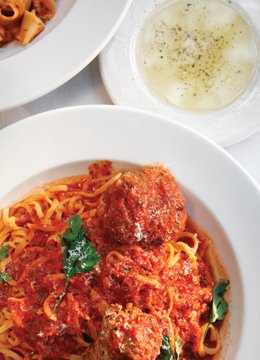 Sunday’s meal: sausage and Meatball Gravy; from poppy hill