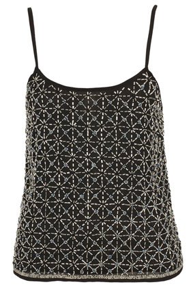 Topshop - Geo Bead Embellished Cami