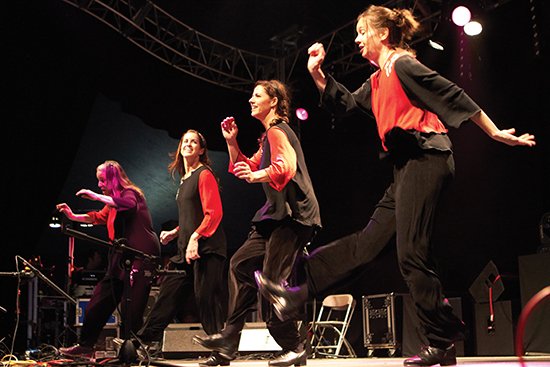 The Footworks Percussive Dance Ensemble at Hylton Performing Arts