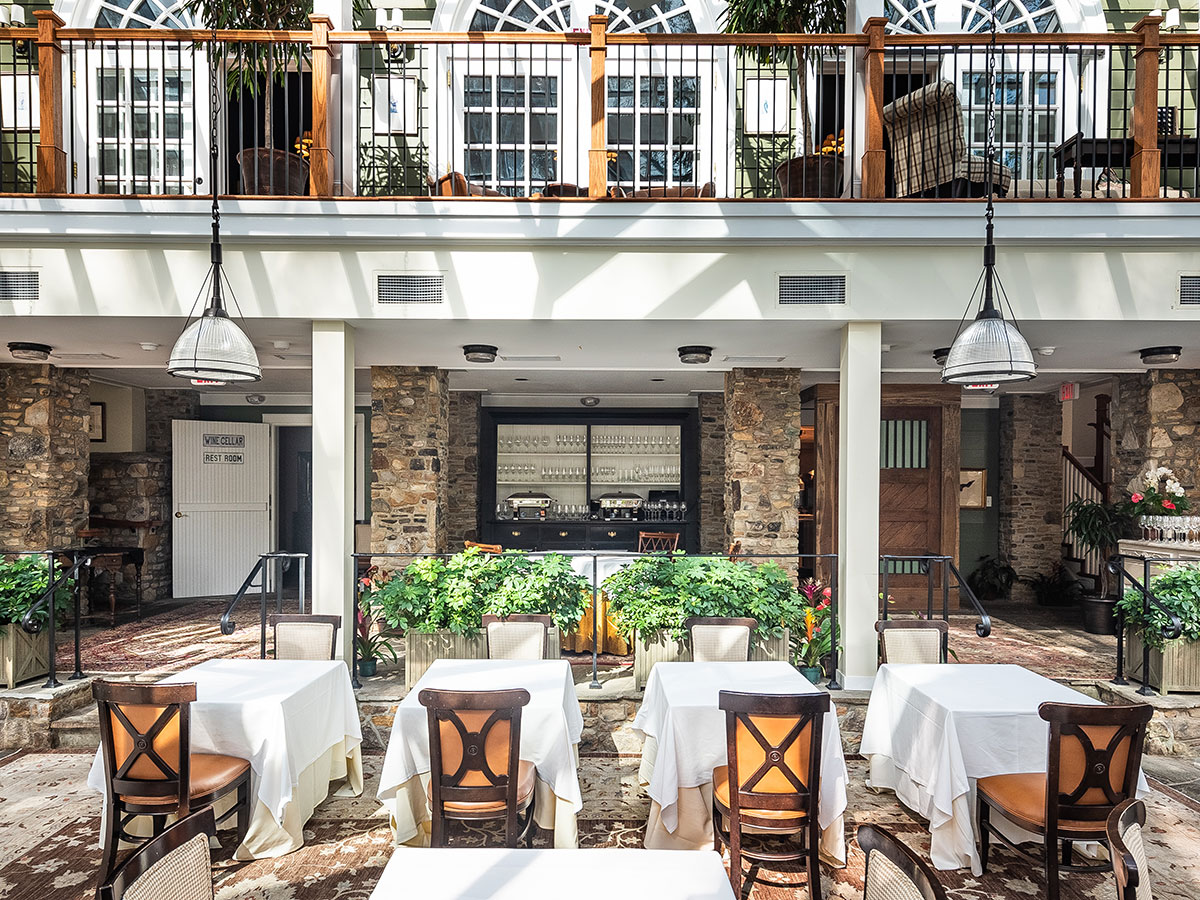 The Conservatory at Goodstone outdoor area