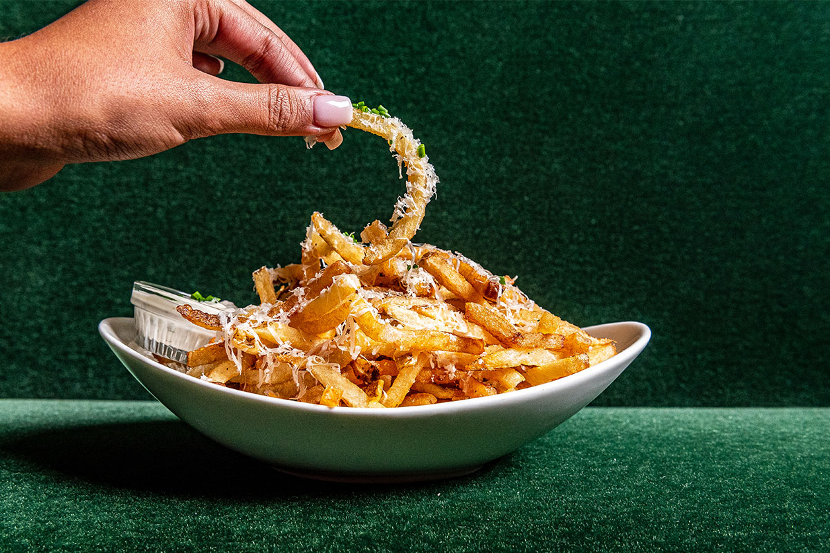 french fries with parm