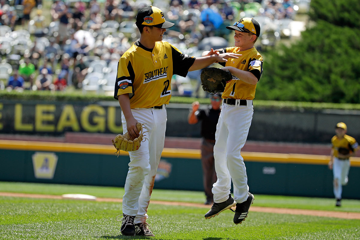 little league players at world series