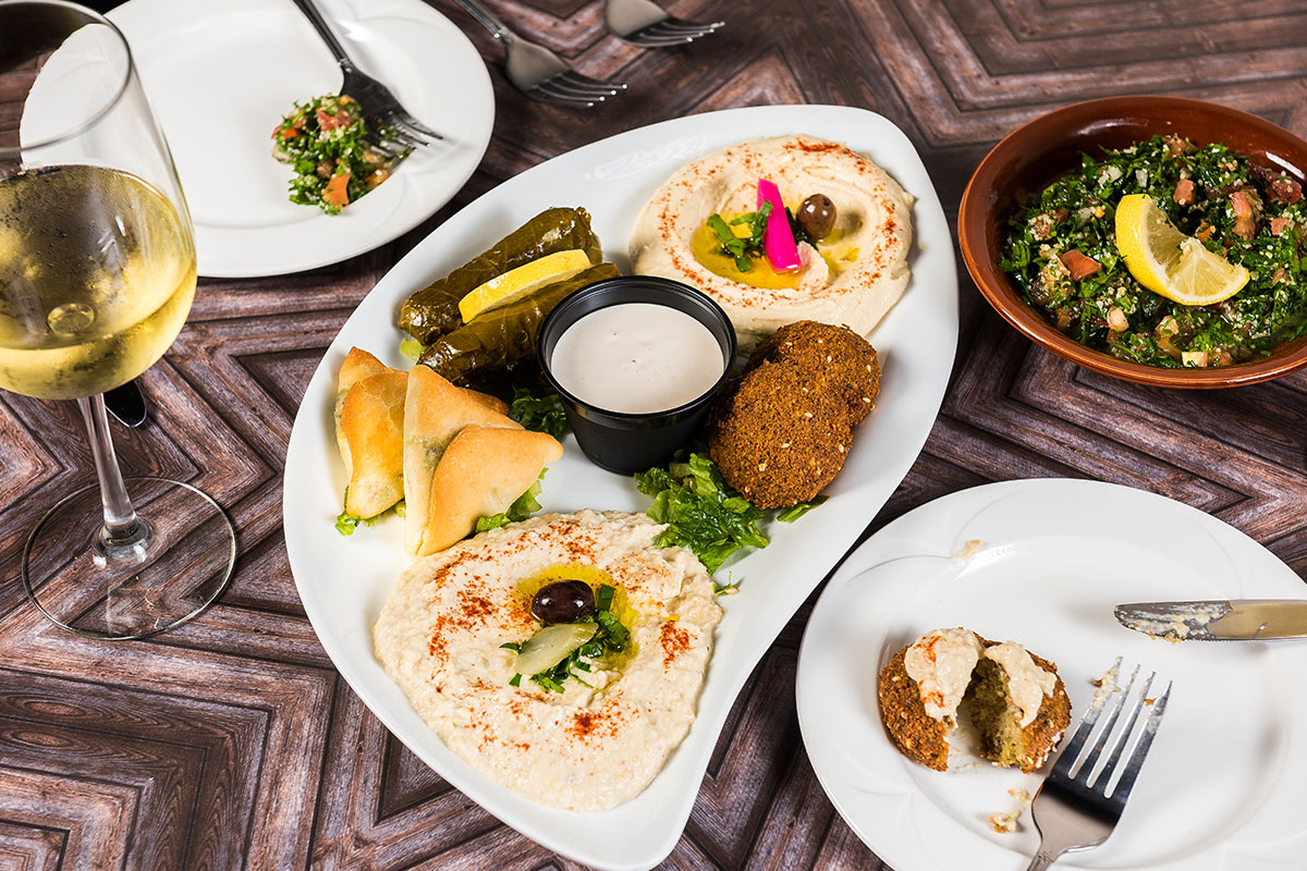 lebanese food plates