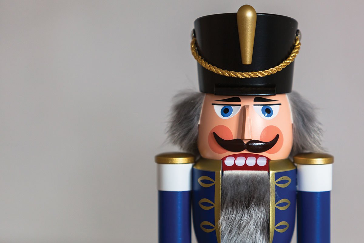 a nutcracker figurine