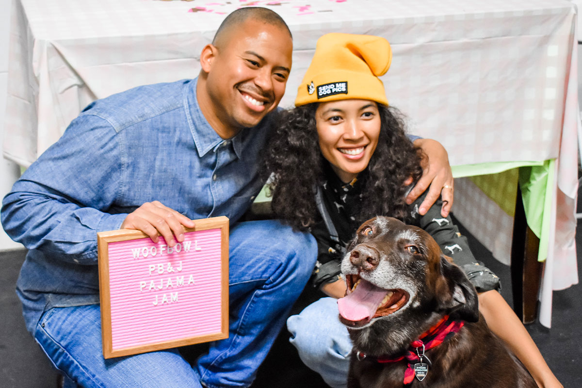 ron and solo holloway with dog