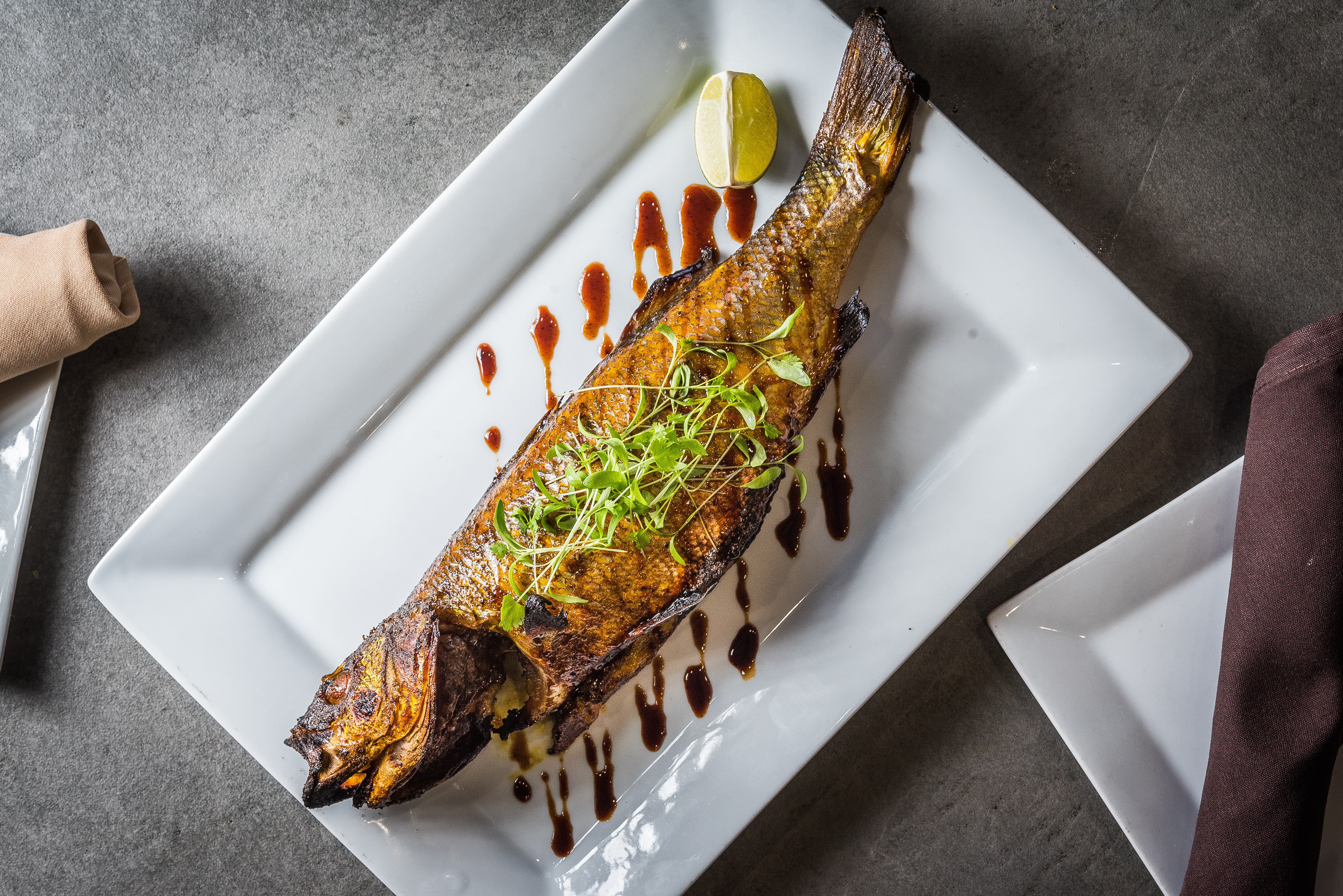 fried fish from amoo's restaurant